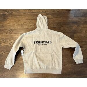 Fear Of God Essentials Hoodie Authentic Dark Oatmeal Mens XL